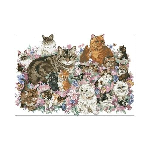 27-DIM 72428n Needlework,For Embroidery,DIY 14CT Unprinted Arts Cross stitch kits Set Cross-Stitching Home Decor