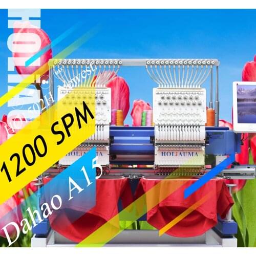 10 Years Service!!!Newest Two Head Computerized Embroidery Machine China Price with Hat/Garment/Falt/Logo