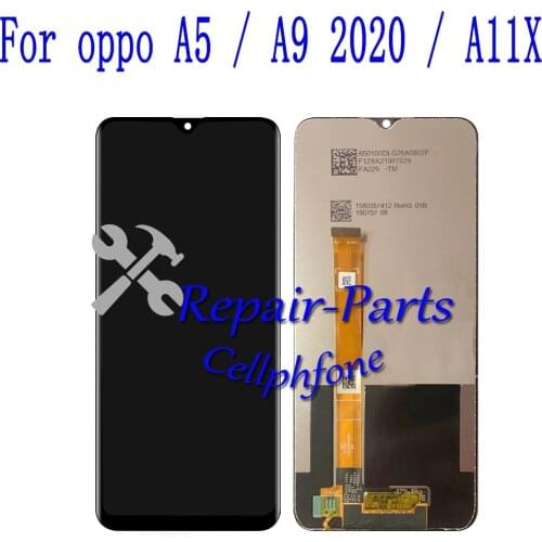 6.5 inch New Full LCD DIsplay +Touch Screen Digitizer Assembly With Frame For OPPO A9 2020 CPH1939 / A5 2020 CPH1931 / A11x