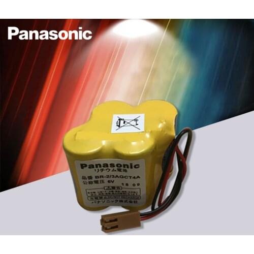 Panasonic Original 20pcs/lot BR-2/3AGCT4A 6v battery PLC BR-2/3AGCT4A lithium-ion batteries with Brown belt hook plug