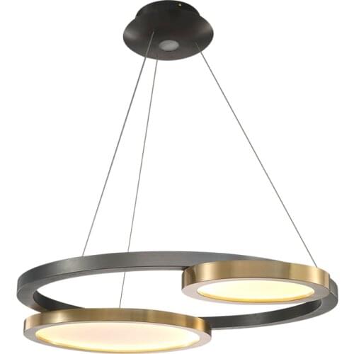 Post-modern Light Luxury Chandelier Living Room Lamp Creative Personality Panda Stainless Steel Restaurant Lamp Quality Lamps