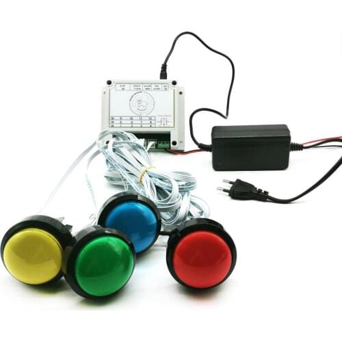 Escape Room Game Prop Colorful Buttons Props Light up the Buttons in Correct Sequence to Unlock Adventure Game Props