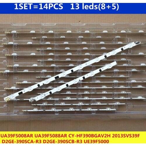 LED Backlight strip For Samsung 39"TV UA39F5008AR UA39F5088AR CY-HF390BGAV2H 2013SVS39F D2GE-390SCA-R3 D2GE-390SCB-R3 UE39F5000
