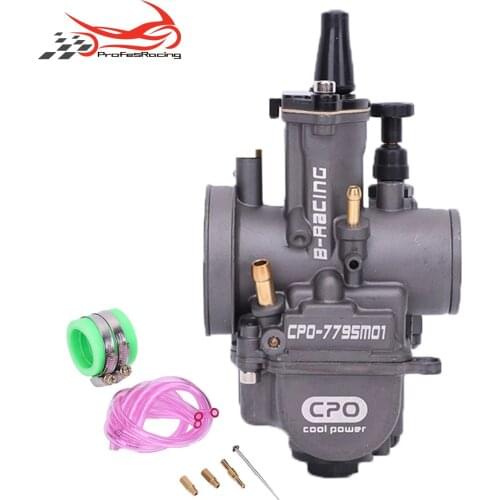 Universal PWK 28 30 32 34mm 2T 4T Motorcycle Carburetor With Power Jet for Mikuni Koso for ATV Suzuki Yamaha Honda AK118