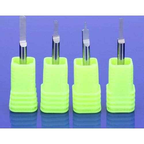 1Pcs 3A TOP Quality Tungsten Steel 1.0-3.0mm Parallel Carbide CNC PCB Milling Cutter Bits