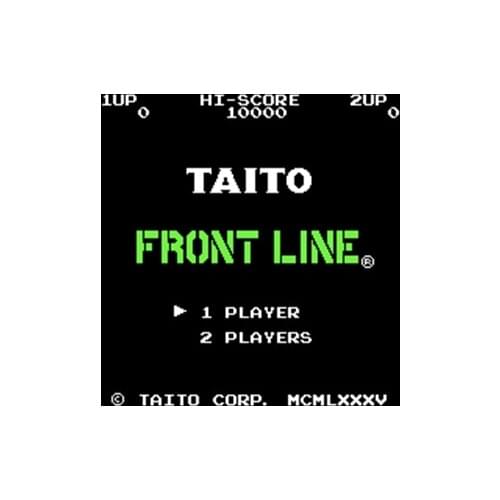 Taito Front Line Region Free 60 Pin 8Bit Game Card For Subor Game Players