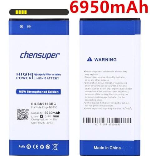 New Battery EB-BN915BBC For Samsung GALAXY Note Edge N9150 N915K N915L N915FY N915D N915F N915S G9006V N915G 6950mAh