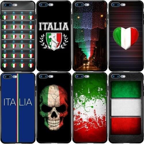 Cover Case for Samsung Note 8 9 10 20 S6 S7 S8 S9 S10 S20 FE S10E S11E Lite Plus Ultra Edge Italy Flag IT Eagle Map