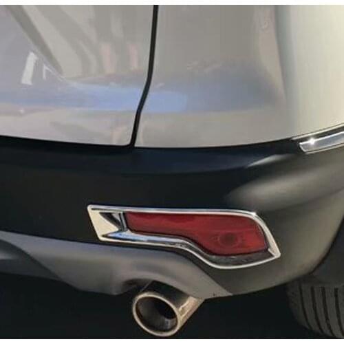 For Honda CRV CR-V 2017 2018 2019 Car Rear Fog Light Eyebrow Rear Foglight Cover Trim Exterior Decoration Accessories Bezel