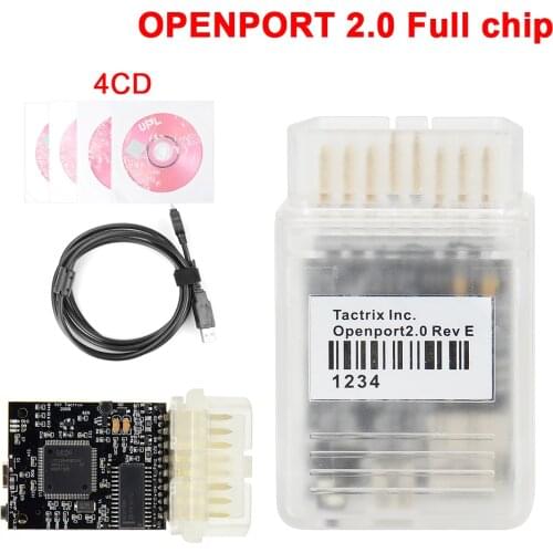 Newest Tactrix Openport 2.0 With ECU FLASH ECU Chip Tuning Tool Open Port USB 2.0 ECU Flash OBDII Connector Multi Brand Cars