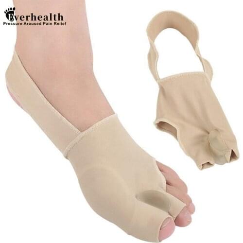 1Pair Big Bone Orthopedic Bunion Correction Pedicure Socks Silicone Hallux Valgus Corrector Braces Toes Separator Feet Care Tool