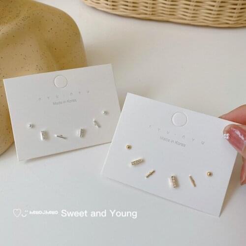 Fashion S925 Earrings Female Small Exquisite Earrings New Earrings Mini Earrings Classic Romantic Earrings Trend