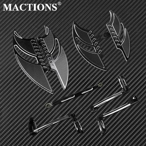 Motorcycle F&R Floorboards Brake Arm Shift Lever Pegs Shift Linkage For Harley Touring 08-13 Electra Glide Road Glide FLHR FLHX