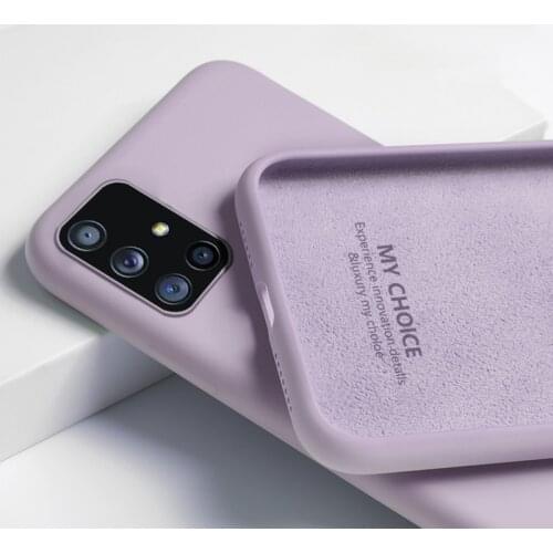 New Original Liquid Silicone Soft Case For Samsung A51 A50 S10 Plus S8 S9 S20 Note 20 Ultra S10E A71 A70 A21S A30 A31 A41 Coque