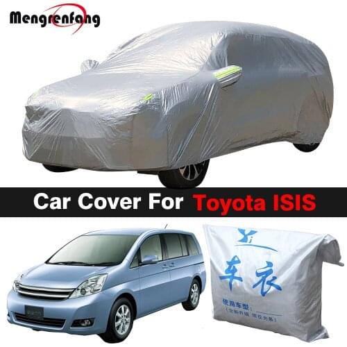 Outdoor Car Cover For Toyota ISIS Anti-UV Sun Shade Rain Snow Ice Prevent Dustproof Auto Cover