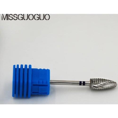 10pc 3/32'' Large cone shape carbide nail drill bit electric nail file drill bit For carbide Pedicure Polishing Nail Bit