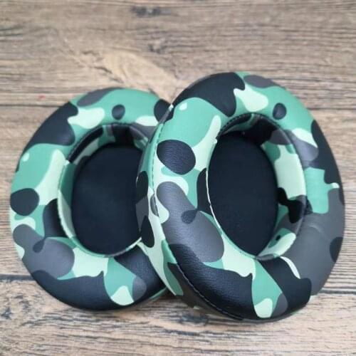 XQ Retro Camouflage Replacement Earpads Cushion for Studio2.0 High Quality Soft Leather Earpads Cover for Studio3.0 for MCM