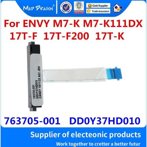 HDD Connector Cable For HP ENVY M7-K M7-K111DX 17T-F 17T-F200 17T-K laptop Hard Drive SSD Adapter wire DD0Y37HD010 763705-001