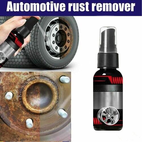 1 Bottle Rust Cleaner Remover Car Maintenance Cleaning Derusting Spray 30ml Protects Vehicle Surface From Oxidation