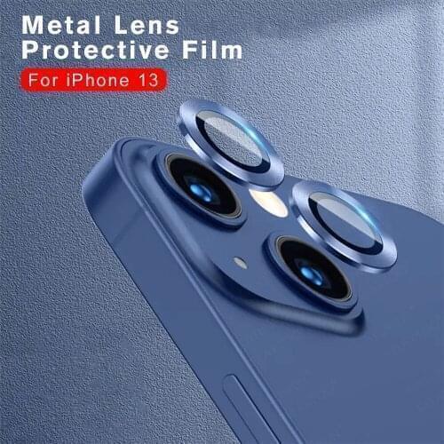 Lens Glass for iPhone 13 Pro Max mini Protective Ring Independent Camera Protector Glass for iPhone i13 13Pro Max Len Film