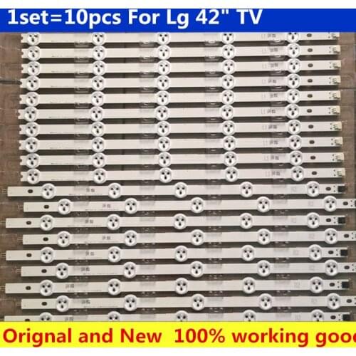 1set=10pcsLED Strip Bar LG 42LN540V 42LN613V 42LA620V LC420DUE 42LN575S 42LA620S 42LN540S-R2 6916L-1217A 42LN575S-ZE 42LN610S-ZB
