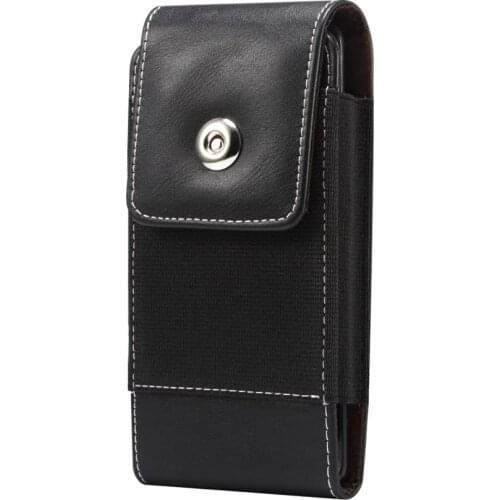 For Blackview Cell Phone Man Universal Waist Pack Bag Holster for UMIDIGI Card Slot Suitable for Xiaomi 7.2 inch Below Smartphon