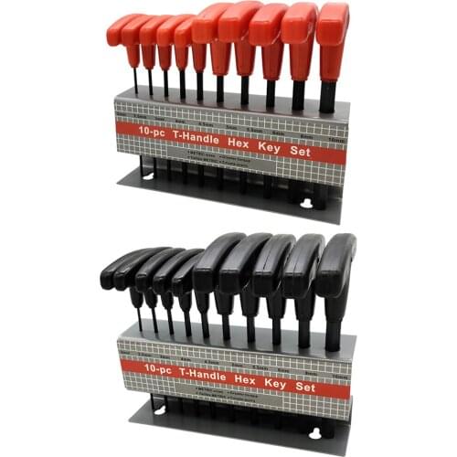 10 Pcs Wrench Set Newest Type Universal T-Handle Hex Key Hand Metric Sizes Prefessional Tools Car Bike Motorbike