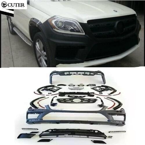 X166 GL500 GL63 PP Auto Car Body Kits bumper guard For Benz X166 GL500 GL63 AMG bumper 2013-2014