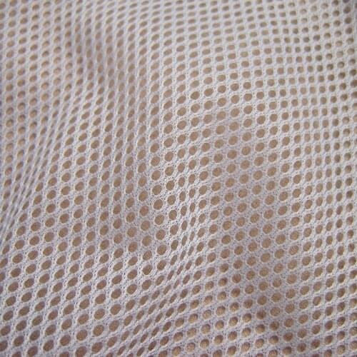 1 Yard Classic Sport Clothes Lining Mesh Fabric High Quality Polyester Inelastic Fabric Plain Dyed Multifunction Sewing Fabric