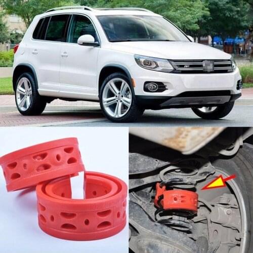 2pcs Rear Air Suspension Shock Bumper Spring Coil Cushion Buffer For VW Tiguan