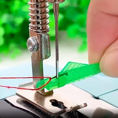3pcs DIY Sewing Tools Fish Type Quickly Auto Needle Threader Home Hand Machine Sewing Automatic Thread Device