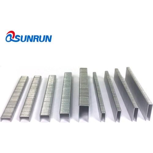 4000pcs/Box air gun nails U-shaped horse nails, pneumatic code nails 1006J, 1008J, 1010J, 1013J, 1022J industrial door nails