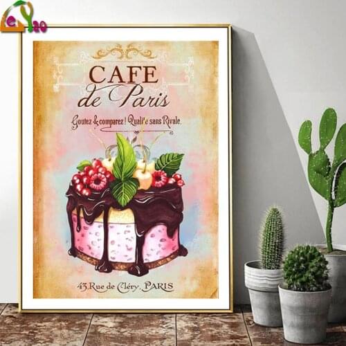 5D Diy Diamond Painting Cartoon Full Square/Round Diamond Embroidery Mosaic Kit Kitchen Cake HD Quality Handmade Products