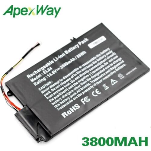 ApexWay battery 681879-171 EL04XL 681879-1C1 ELO4XL 681879-541 EL04 for HP ENVY PR4 I5-3317U 4 4T-1000 TouchSmart 4