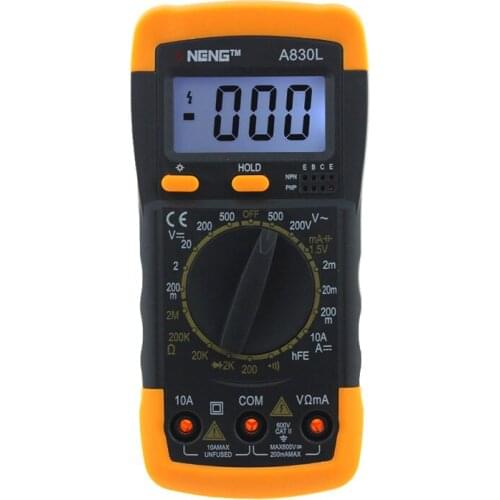 A830L Digital Handheld Multimeter Tester Measurement Professional Precise