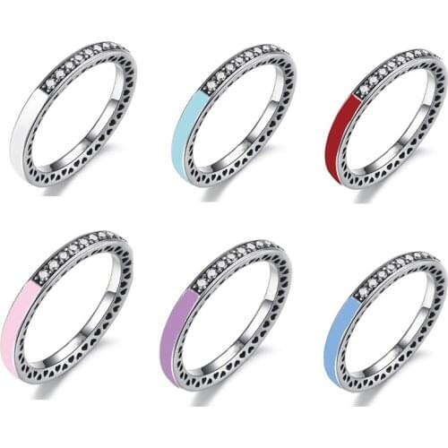 Oil Drop Rhinestone Color Charm Ring, Suitable For Ladies Ring Gifts, Wedding Rings, Party Gifts Direct Shipment