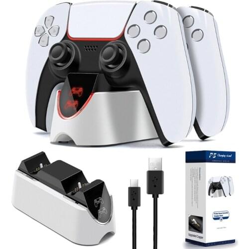 Gamepad Charger Base For PS5 PS5 Controller Charger Dock Station Gamepad Controllers