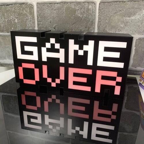 For Playstation Sign Voice Control Game Icon Light Acrylic Atmosphere Neon With USB Cable for KTV Bar Living Room Bedroom