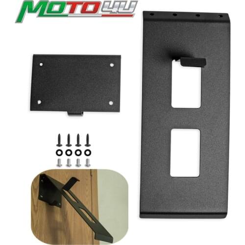 Motorcycle Helmet Bracket Universal Wall Mount Motorcycle Helmet Holder Hook Jacket Bags Rack Hangers Double hook with bolt