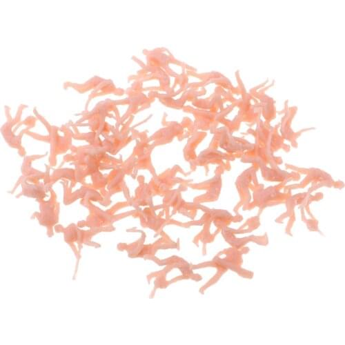 1/87 Scale Worker Action Figures HO Train Roadway Scene Building Props Accs