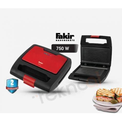 Poor Tina Mini Red Toast Machine Special non-stick coating baking plates Horizontal vertical storage facilities Cover locking latch