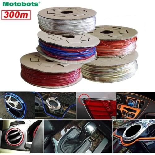 MOTOBOTS DIY 300M/Roll 4mm Fashion Car Decoration Moulding Dream Trim Strip Line #CT-4820