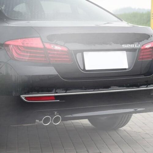 OE51127341672 Musion 5 Series Auto Rear Bumper Chrome Trim Strips For BMW 523i Year 2014-2017