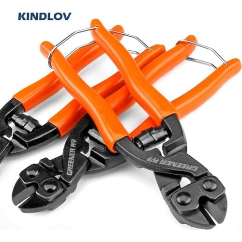 KINDLOV 8'' Bolt Cutter Heavy Duty Cutting Pliers Cable Cutters Clamp Copper Wire Stripping Rivets Crimping Repair Hand Tools