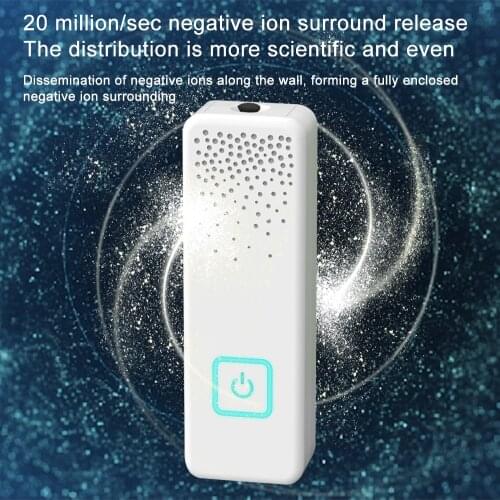 Neck Clip Air Purifier Portable Negative Ion Portable Wearable Clip-on Purifier Air Filter Humidifier Air Freshener For Office