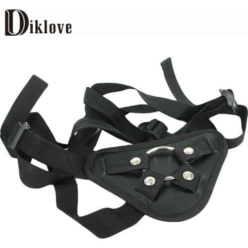 Diklove Strap On Dildo Adjustable Penis Strapon Corset Style Harness Detachable Stainless steel Ring Lesbian Sex Toy Sex Product