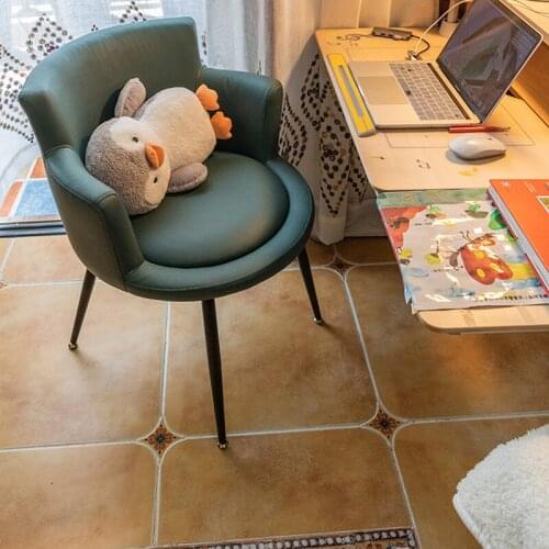 Zq Light Luxury Girl Heart Bedroom Cosmetic Chair Home Office Chair Leisure Backrest Computer Chair