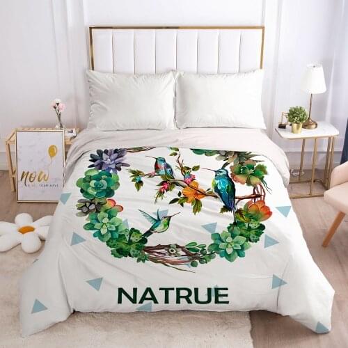 Luxury Duvet cover Quilt/Blanket/Comfortable Case Single Double Queen King Bedding 140x200 240x220 240x260 nodic Magpie