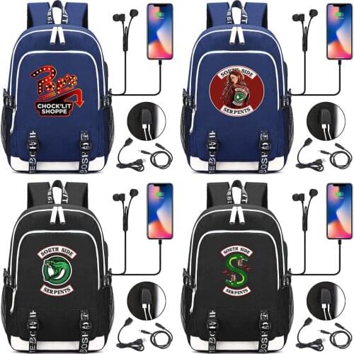 Hot TV RIVERDALE Backpack Student Bookbag Kids Teens Schoolbag Cosplay Comics Laptop Travel Shoulder Bags