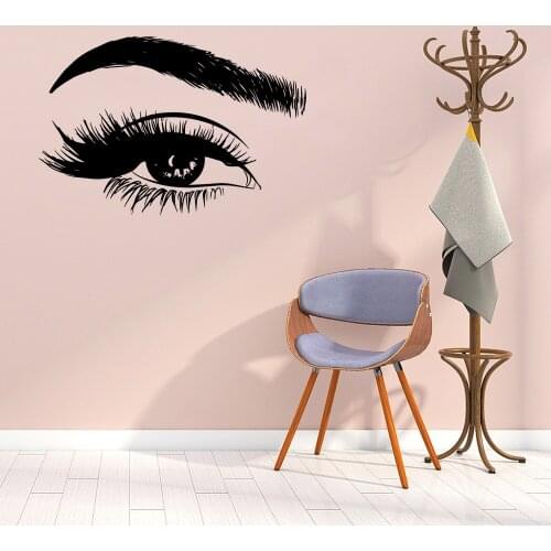 Diy Eyelash Wall Art Decal Decoration Fashion Sticker For Kids Rooms Decoration Wall Art Decal